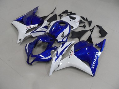 2009-2012 Blue White Honda CBR600RR Motorcycle Fairing for Sale