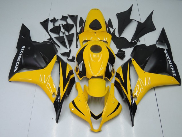 2009-2012 Yellow Black Honda CBR600RR Motorcycle Fairing Kits for Sale