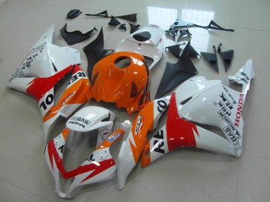 2009-2012 White New Repsol Honda CBR600RR Replacement Motorcycle Fairings for Sale