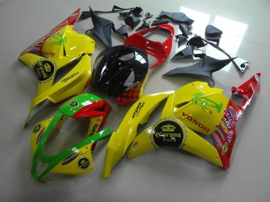 2009-2012 Yellow Corona Extra Honda CBR600RR Motorbike Fairing Kits for Sale