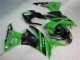 2009-2012 Black Green Kawasaki ZX6R Motorcycle Fairing for Sale