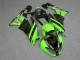 2009-2012 Black Green 3M Touch4 Kawasaki ZX6R Motorbike Fairing for Sale