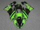 2009-2012 Black Green 3M Touch4 Kawasaki ZX6R Motorbike Fairing for Sale