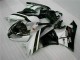 2009-2012 Black White 3M Touch4 Kawasaki ZX6R Bike Fairings for Sale