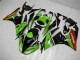 2009-2012 Green Black Red Kawasaki ZX6R Bike Fairing for Sale