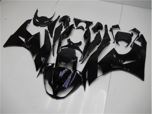 2009-2012 Glossy Black Kawasaki ZX6R Motorbike Fairing for Sale