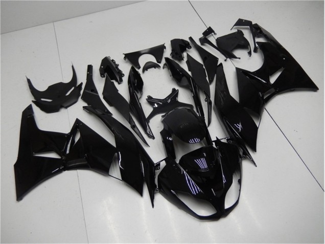 2009-2012 Glossy Black Kawasaki ZX6R Motorbike Fairing for Sale