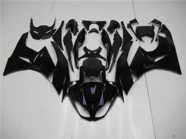 2009-2012 Glossy Black Kawasaki ZX6R Motorbike Fairing for Sale