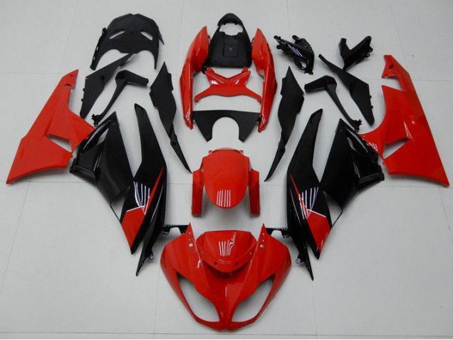 2009-2012 Red Black Kawasaki ZX6R Bike Fairings for Sale