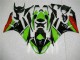 2009-2012 Black Green Red Kawasaki ZX6R Bike Fairing Kit for Sale