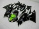 2009-2012 Black Green Kawasaki ZX6R Moto Fairings for Sale