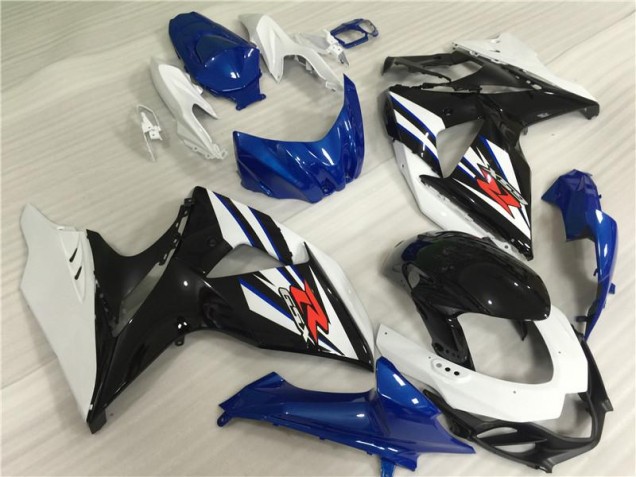 2009-2016 White Blue Black Suzuki GSXR1000 Motorbike Fairings for Sale