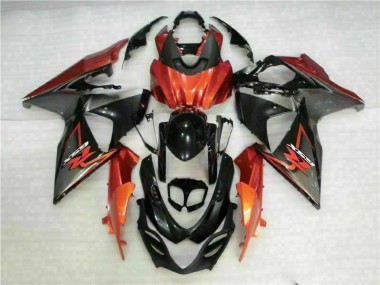 2009-2016 Brown Black Suzuki GSXR1000 Motorcycle Fairing Kit for Sale