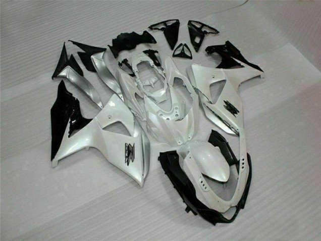 2009-2016 White Black Suzuki GSXR1000 Replacement Motorcycle Fairings for Sale