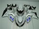 2009-2016 Silver White Suzuki GSXR1000 Motorcycle Bodywork for Sale