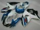 2009-2016 Blue White Suzuki GSXR1000 Motorcycle Fairings Kits for Sale