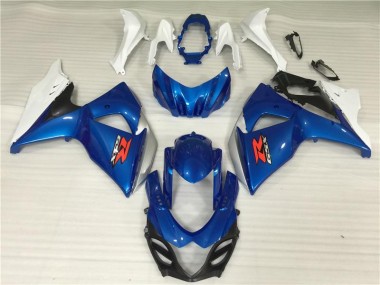 2009-2016 Blue White Suzuki GSXR1000 Motor Fairings for Sale