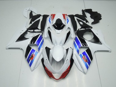 2009-2016 White Blue Black Suzuki GSXR 1000 K9 Bike Fairing for Sale