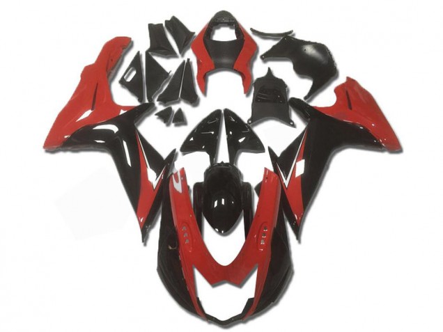 2011-2021 Red Black Suzuki GSXR 600/750 Bike Fairing Kit for Sale