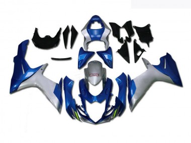 2011-2021 Blue Silver Suzuki GSXR 600/750 Motorcycle Fairings for Sale