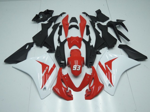 2011-2013 Red White 93 Honda CBR125R Motorcycle Fairing Kit for Sale