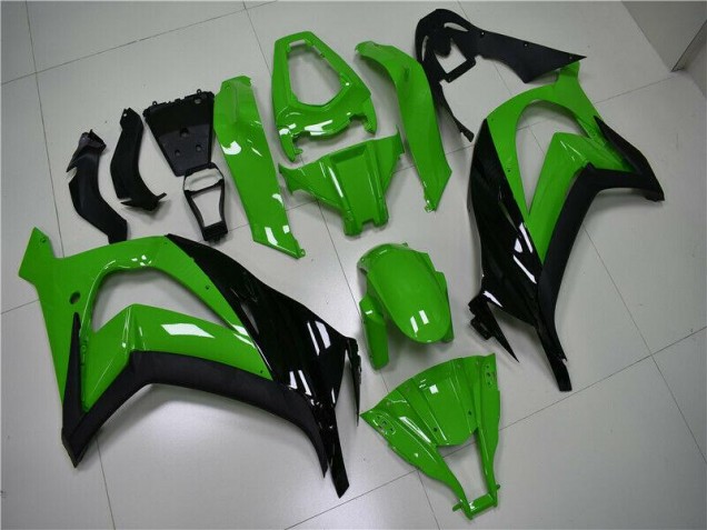 2011-2015 Green Black Kawasaki ZX10R Replacement Fairings for Sale