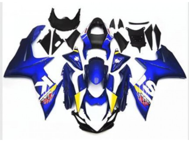 2011-2021 Blue White Suzuki GSXR 600/750 Moto Fairings for Sale