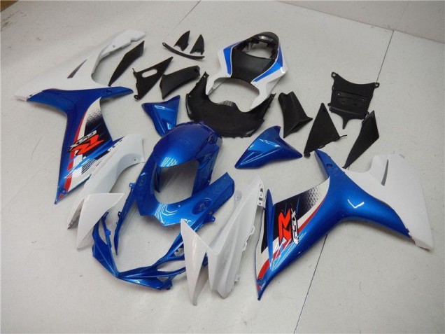 2011-2021 Blue White Suzuki GSXR 600/750 Motorcycle Replacement Fairings for Sale