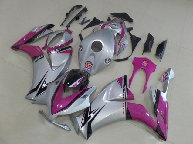 2012-2016 Silver Pink Honda CBR1000RR Motorbike Fairing Kits for Sale