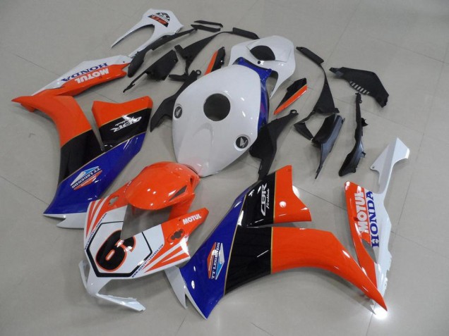 2012-2016 Orange White TT Legend Honda CBR1000RR Motorcylce Fairings for Sale