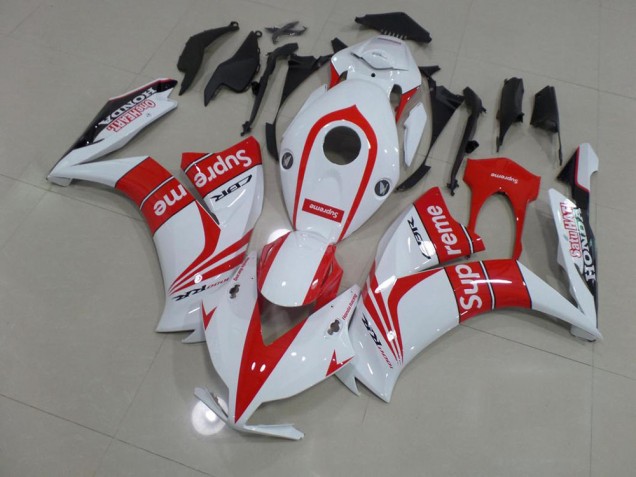 2012-2016 Red and White Supreme Honda CBR1000RR Motorbike Fairing for Sale