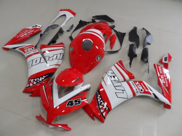 2012-2016 Red Liverpool 45 Honda CBR1000RR Bike Fairings for Sale