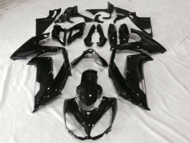 2012-2016 Glossy Black Kawasaki EX650 Motor Bike Fairings for Sale