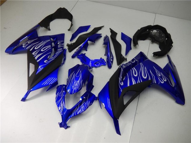 2013-2016 Blue White Black Kawasaki EX300 Bike Fairing for Sale