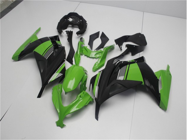 2013-2016 Green Black Kawasaki EX300 Motor Bike Fairings for Sale