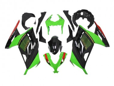 2013-2016 Green Black Kawasaki EX300 Motor Bike Fairings & Bodywork for Sale