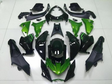 2013-2016 Green Black Kawasaki Z800 Moto Fairings for Sale