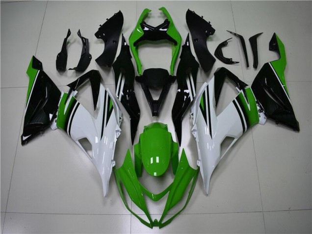 2013-2018 Green White Black Kawasaki ZX6R Motor Fairings for Sale