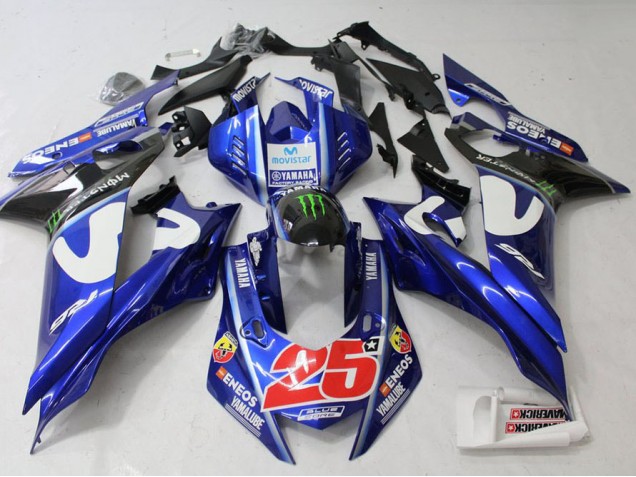 2017-2021 Movistar Yamaha YZF R6 Motorcylce Fairings for Sale