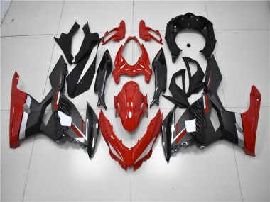 2018-2023 Red Black Kawasaki EX400 Motorcycle Fairing Kit for Sale