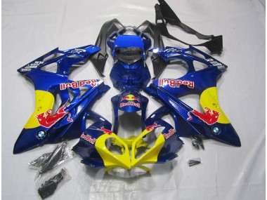 2009-2014 Yellow Blue RedBull BMW S1000RR Replacement Motorcycle Fairings for Sale