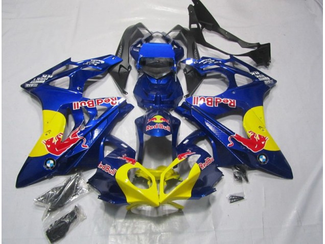 2009-2014 Yellow Blue RedBull BMW S1000RR Replacement Motorcycle Fairings for Sale