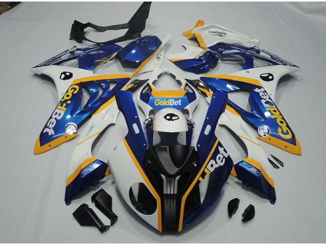 2009-2014 Black Blue White GoldBet BMW S1000RR Moto Fairings for Sale