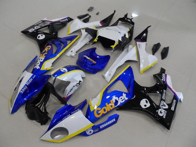 2009-2014 Blue White GoldBet BMW S1000RR Motorcycle Fairings for Sale