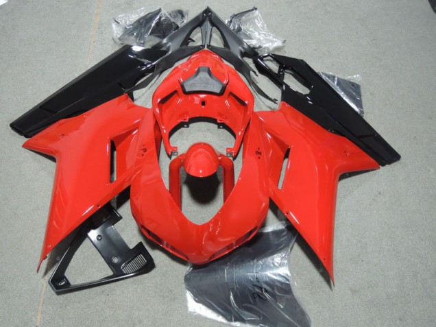 2007-2014 Red Black Ducati 1098 Motorcycle Fairing for Sale