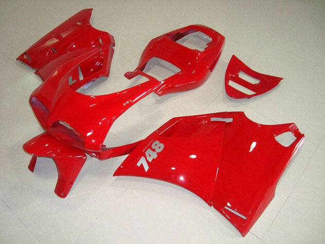 1993-2005 Red Ducati 748 916 996 996S Motorcycle Fairing Kit for Sale