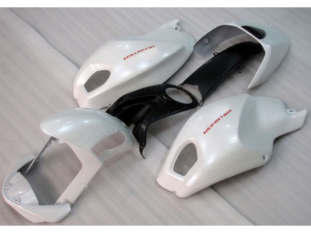 2008-2012 White Red Monster Ducati Monster 696 Motorbike Fairings for Sale