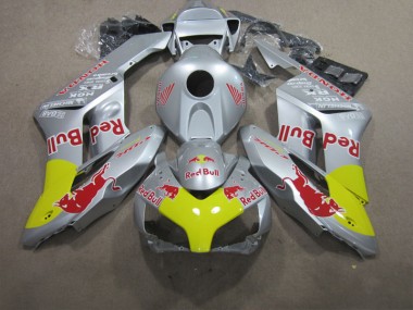 2004-2005 Silver Red Bull Honda CBR1000RR Motorcylce Fairings for Sale