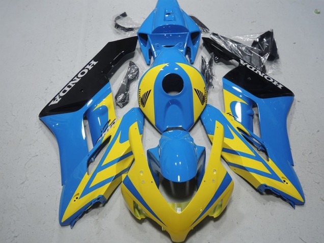 2004-2005 Blue Yellow Honda CBR1000RR Motorcycle Fairing Kits for Sale