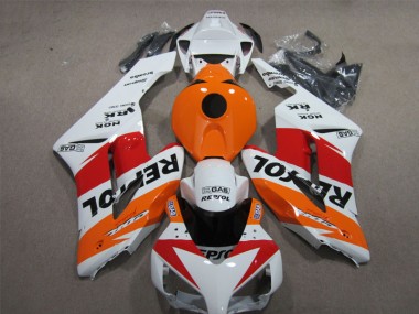 2004-2005 White Orange Repsol Honda CBR1000RR Moto Fairings for Sale